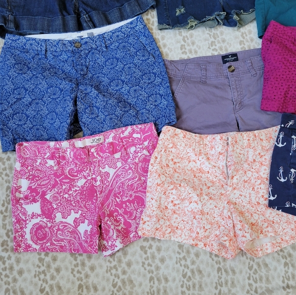 Lot 9 Sz 4 6 Shorts American Eagle Abercrombie Gap J Crew Banana Republic Jean - Picture 8 of 12